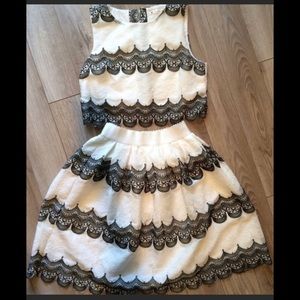 NEW Chelsea Violet two piece dress